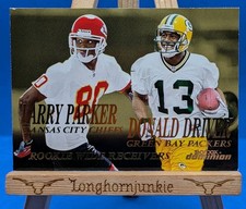 1999 Skybox Dominion nrmt Donald Driver Larry Parker RC rookie card Packers. rookie card picture