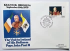 Ireland 1979 - KILLINEER DROGHEDA - Pope Visit EIRE Irish Stamps Envelope FDC