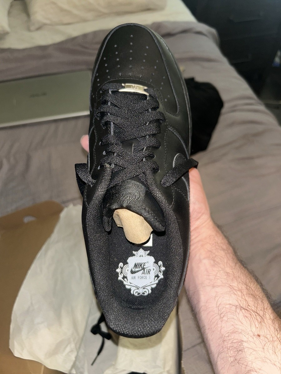 靴 NIKE AIR FORCE 1 '07 Black/Black Size 10.5 - Nike Air Force 1 '07 Black for sale online | eBay