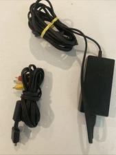 Official OEM Sony Playstation 2 PS2 Slim AC Adapter Power Supply Cord & AV Cable