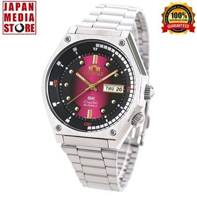 ORIENT SPORTS RN-AA0B02R SK Super King rotes Zifferblatt automatische mechani...