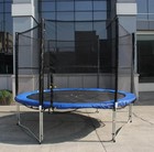 Trampoline Safety Enclosure Only Netting Complete With Poles