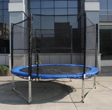 Trampoline Safety Enclosure  Netting Complete With Poles Also Net Only