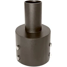 5 Inch Round Base Pole Bracket Tenon Adapter, Tenon Pole Bracket, Pole Top Mount