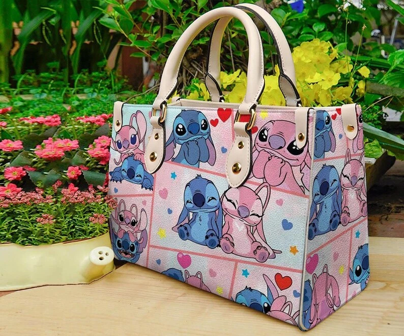Stitch Leather Handbag, Stitch Handbag, Shoulder Bag, Gift For Her