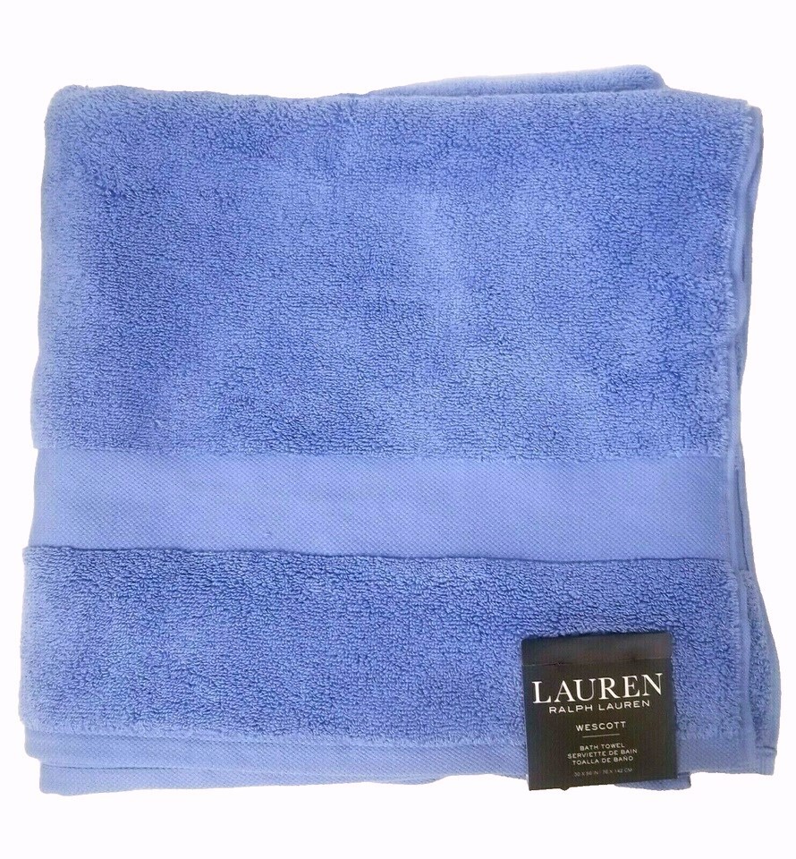 NEW RALPH LAUREN WESCOTT IRIS BLUE BATH OR HAND OR WASH CLOTH TOWEL eBay