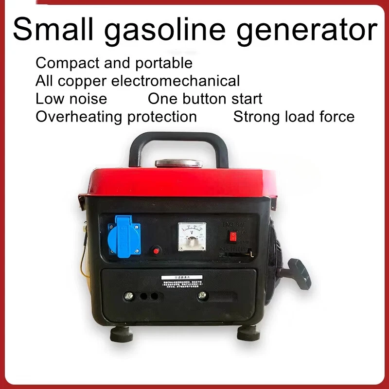 Small Gasoline Portable Generator Inverter Portable Manual Outdoor Generator - Image 2 of 4