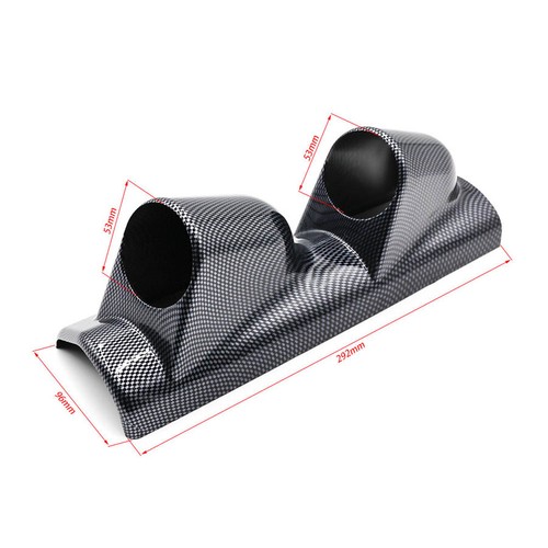 52mm 2" Racing Auto Meter Gauge Pillar Mount Pod Holder Bracket LEFT HAND DRIVE - Picture 4 of 11
