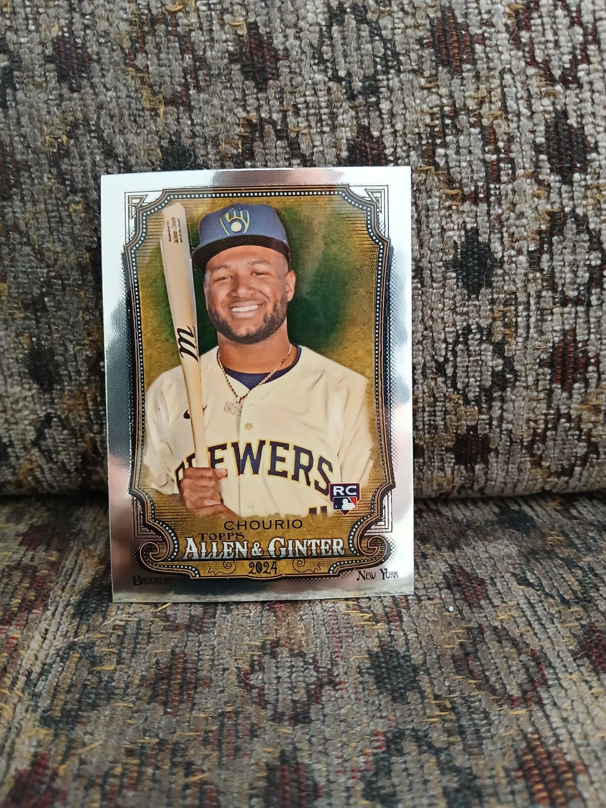 2024 Topps Allen & Ginter Jackson Chourio #276 RC Chrome Refractor Brewers