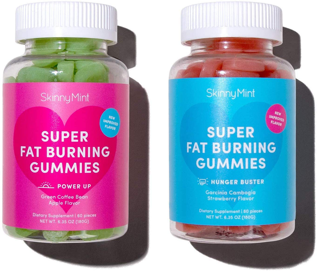 New SkinnyMint Super Fat Burning Gummies (120 Gummies). Powerful