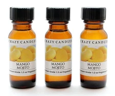 3 Mango Mojito 1/2oz Premium Grade Scented Fragrance Oil Crazy Candles