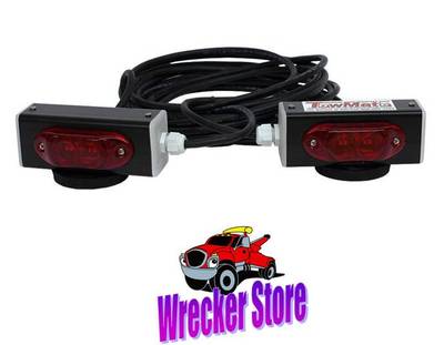 TOWMATE Wired Magnetic LED Lights For Towing - Wrecker, Trailer, Rollback, Tow Truck Use