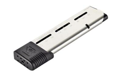 _Wilson Combat Elite Tactical Magazine .45 ACP 10Rd Silver Steel Black ...