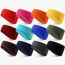Polar Fleece Ear Warmer Headband Winter Sports Headwrap Ear Muffs for Men Women