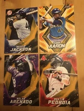 2017 Topps Fire Jumbo 5x7 Gold /10 Only 10 Made You Pick Free Shipping
