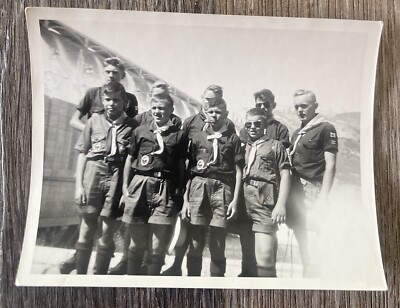 Vintage Photo Of Group Of Boy Scoutscouts - Whip City Patrol 4x5
