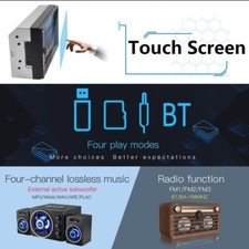 NEW 7" Car Stereo 2-Din Radio Touchscreen Backup Camera Multimedia Mirror Link