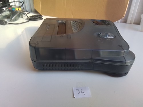 Console Nintendo 64 Couleur Noir Transparent !!! - Imagen 5 de 11