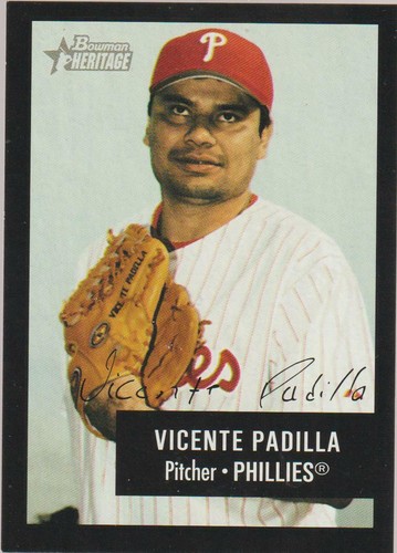 2003 Bowman Heritage Vicente Padilla #143 card