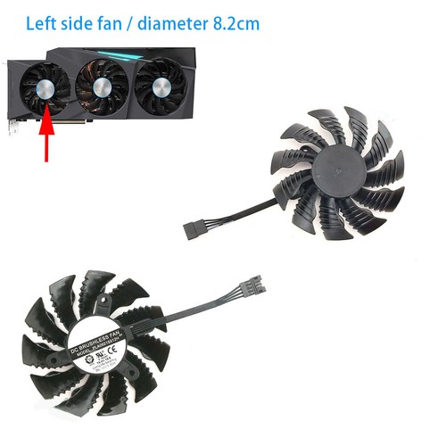For Gigabyte RTX3090 3080 Ti 3070ti EAGLE Graphics Fan PLA09215S12H T128015SU - Picture 7 of 10