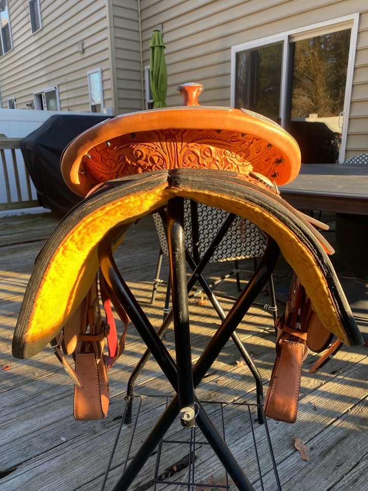 Rockin R Custom Western Show Saddle 15” | eBay