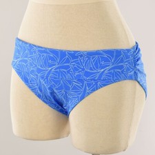 PRANA Floret Blue MARTA Bikini Swim Bottom MEDIUM UPF 50 NWT