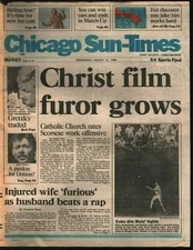 Chicago Sun-Times Aug 10, 1988 Chicago Cubs, Reagan, Burmese Atrocity 110121WEEM