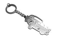 Stainless Steel Keychain 3D Car Body Lase Cut Key Ring fit GAZ 13 CHAIKA