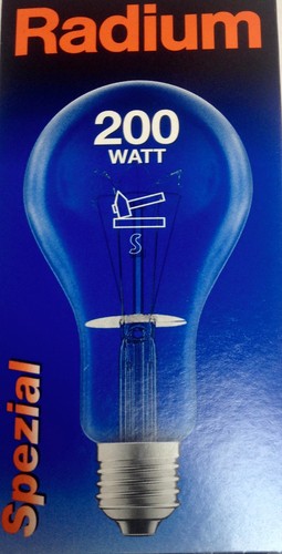 OSRAM/RADIUM SPECIAL CENTRA A CL 200 230V E27/ES 200W Klar 2500 Lm - Bild 2 von 8