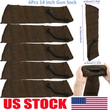 6Pcs 14 inch Silicone Gun Socks Treated Sleeve Shooting Cover for Gun Protection