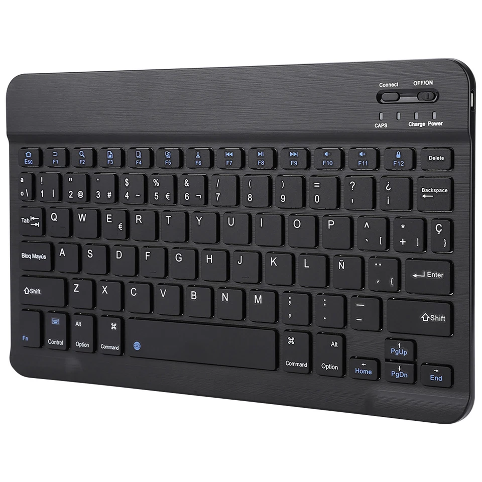 Wireless BT Keyboard 3.0 Spanish Portable Touchpad Mini Black Keyboard BE - Image 2 of 4