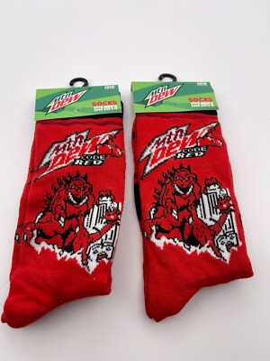 Chaussettes Odd Sox Mountain Dew – Taille 6-13 Homme, Neuf Avec étiquette, Style Sport