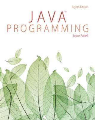 Java Programming - Paperback By Farrell, Joyce - ACCEPTABLE