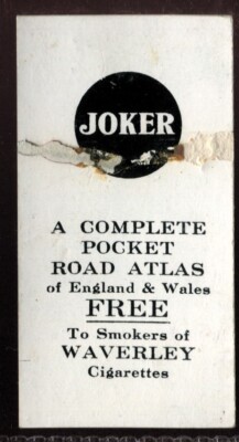 Tabakkarte, Lambert Butler, FIND YOUR WAY, Karte, 1932, Joker