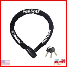 Candado Para Moto Motocicleta Bicicleta Cadena Con Lock Seguro Seguridad Chain