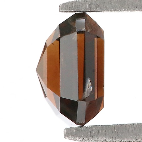 1.10 Ct IGI CERTIFIED Natural Emerald Diamond 5.90 MM Orange Brown Color QL7721 - Picture 5 of 10
