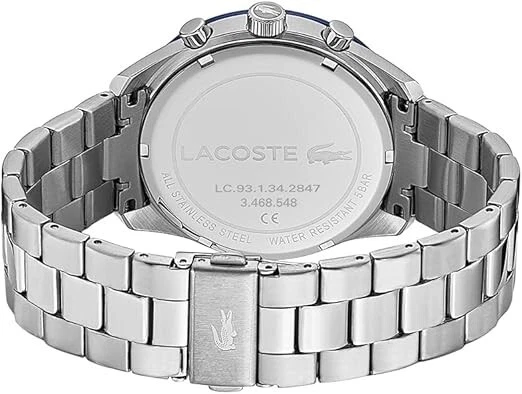 Lacoste Boston Stainless Steel Blue Dial Men's Chrono Watch (2011081) - image 3 of 4
