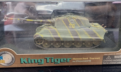 Dragon Armor King Tiger Henschel Turret France 1944 - 1/72 - Réf 60049