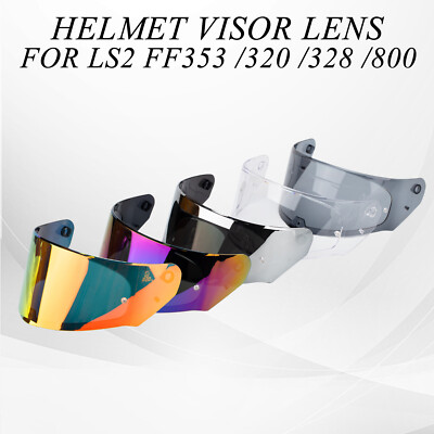 Helmet Visor Fit For LS2 FF320 FF353 Rapid FF328 FF800 Helmet Shield Lens