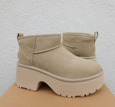 UGG CLASSIC ULTRA MINI NEW HEIGHTS 3" PLATFORM BOOTS, WOMEN US 6/ EUR 37 NEW