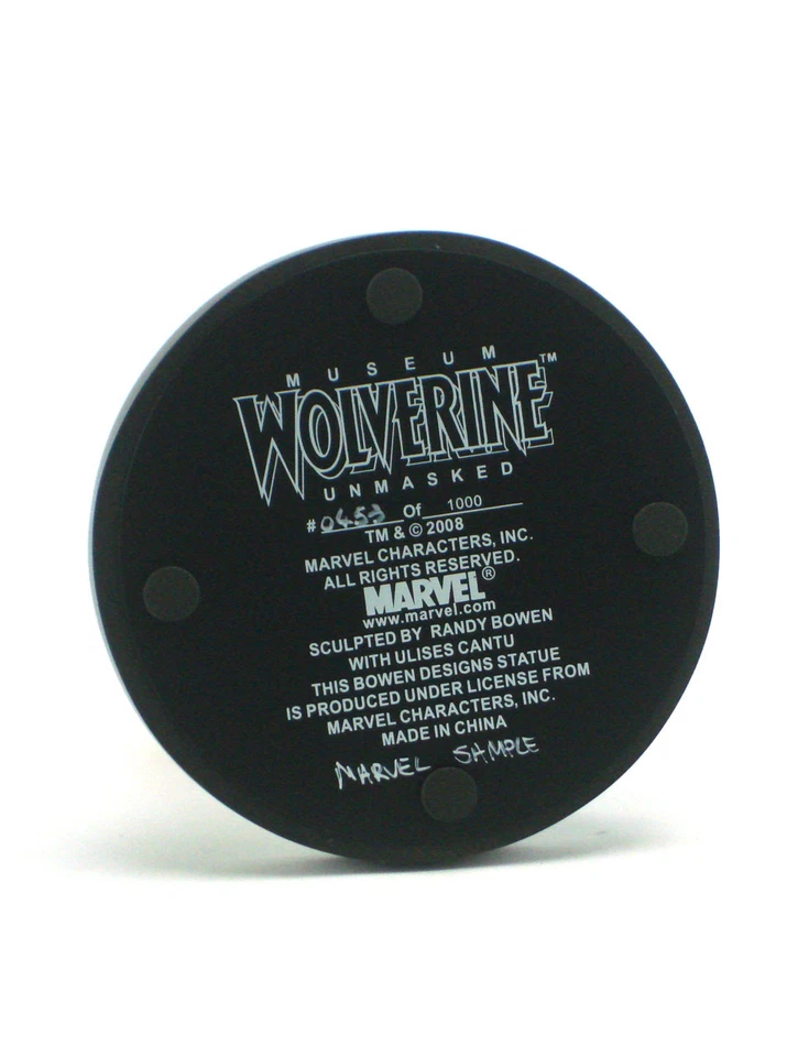 Bowen Designs Wolverine Museo Desenmascarado Estatua 420/1000 Marvel Muestra X-Men Nuevo Foto 3 de 4