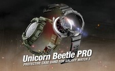 For Samsung Galaxy Watch 3 45mm SUPCASE Smart Watch Strap Band Total Access Case