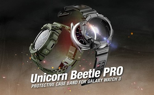 For Samsung Galaxy Watch 3 45mm SUPCASE Smart Watch Strap Band Case - Picture 2 of 29