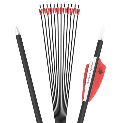 31" Carbon Arrows SP1000 ID4.2mm Archery Quiver Compound Bow Hunting Target - Picture 10 of 14