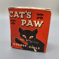 Cat's Paw Replacement Men's Pitched Rubber Heels Black NM. 4-5