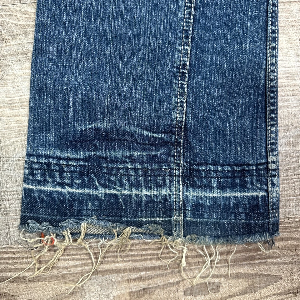 VTG Y2K Antik Denim Women’s Sz 30 Embroidered Flare Leg Western Low Rise Jeans - Image 3 of 4