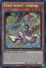 Yugioh! LP Tenyi Spirit - Suruya - SUDA-EN021 - Secret Rare - 1st Edition Lightl