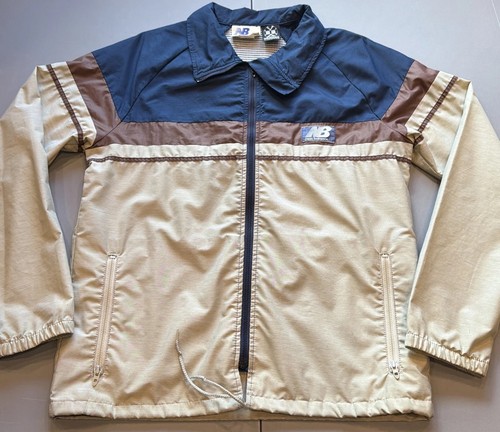 New Balance, VTG 70-80’s New Balance Color Block Full Zip Windbreaker Made In USA Men M Rare