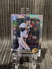 2025 Bowman Chrome 1st Mitch Jebb #BCP-41 MOJO Refractor-Pittsburgh Pirates RC