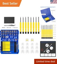 Effortless Eyeglass Repair Kit: 14 Nose Pads & Precision Screwdrivers Included